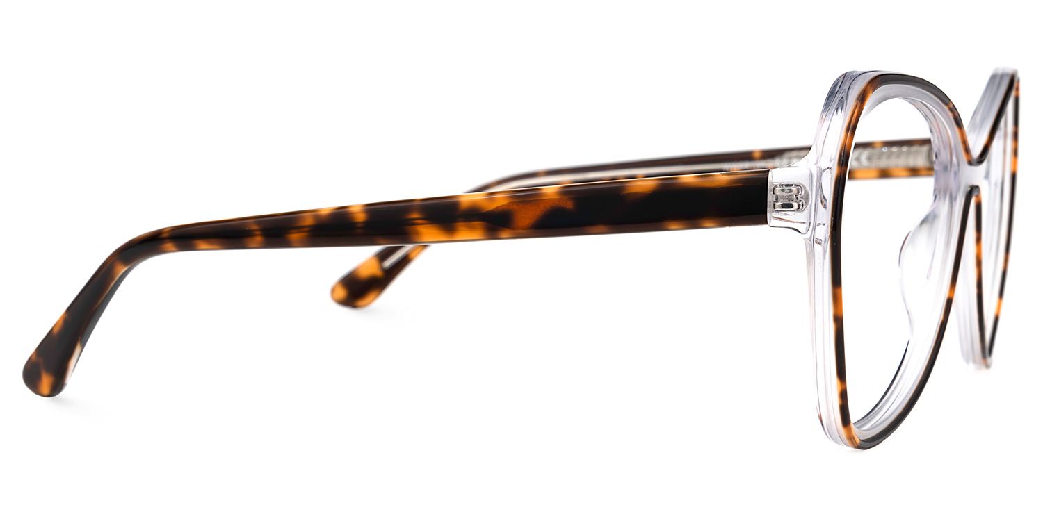 Margarita Geometric Tortoise Glasses | ZEELOOL Canada2