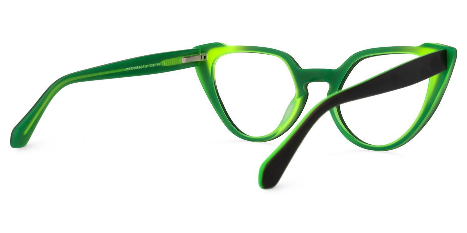 Harrison Cateye Green Glasses | ZEELOOL Canada3