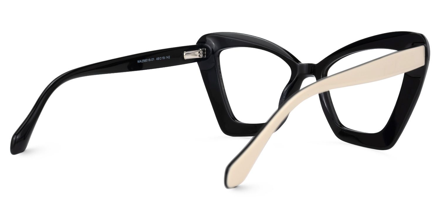 Pauline Cateye Milky Glasses | ZEELOOL Canada3