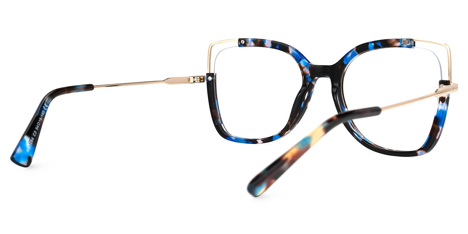 Tuyen Square Blue-Tortoise Glasses | ZEELOOL Canada3