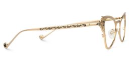 Marimar Geometric Gold Glasses2