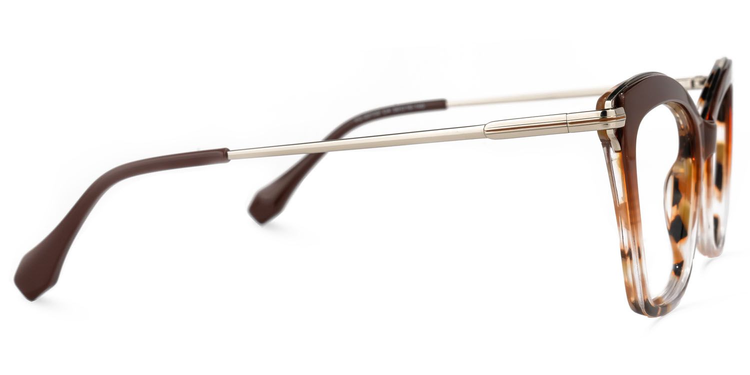 Russell Cateye Brown Glasses | ZEELOOL Canada2