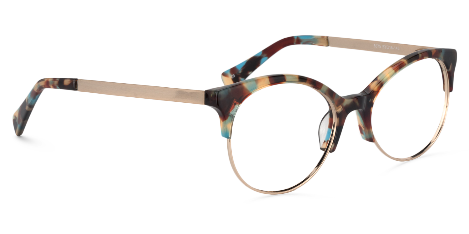 Cat Eye Blue Tortoise Glasses | ZEELOOL Canada2