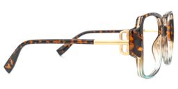 Colon Square Tortoise Glasses2