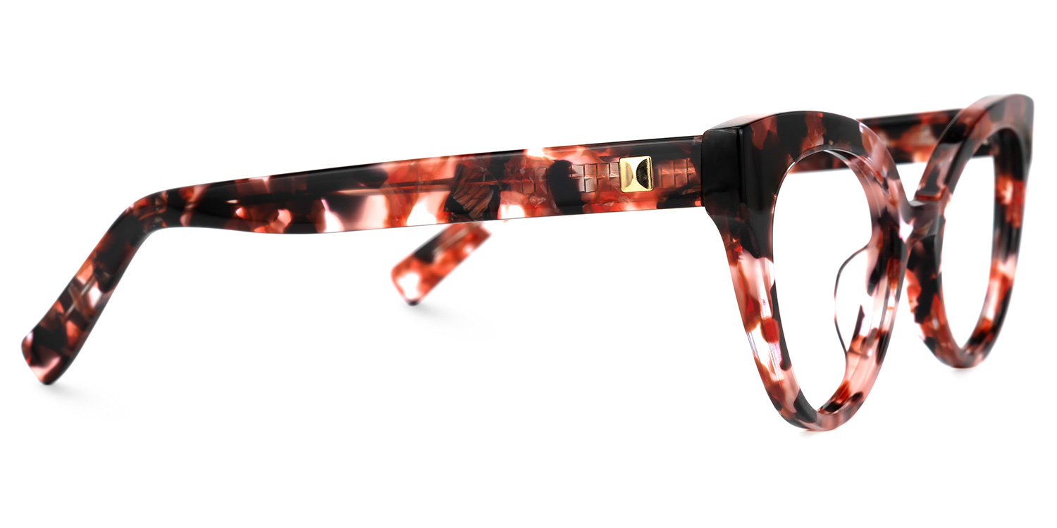 Cateye Red Floral Glasses | ZEELOOL Canada2