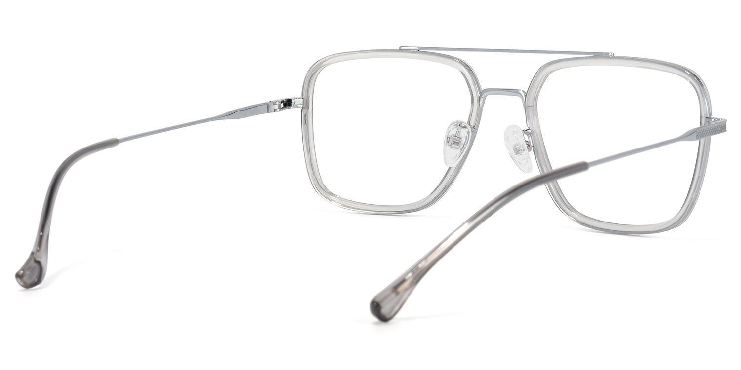 Nayeli Aviator Gray-Silver Glasses | ZEELOOL Canada4