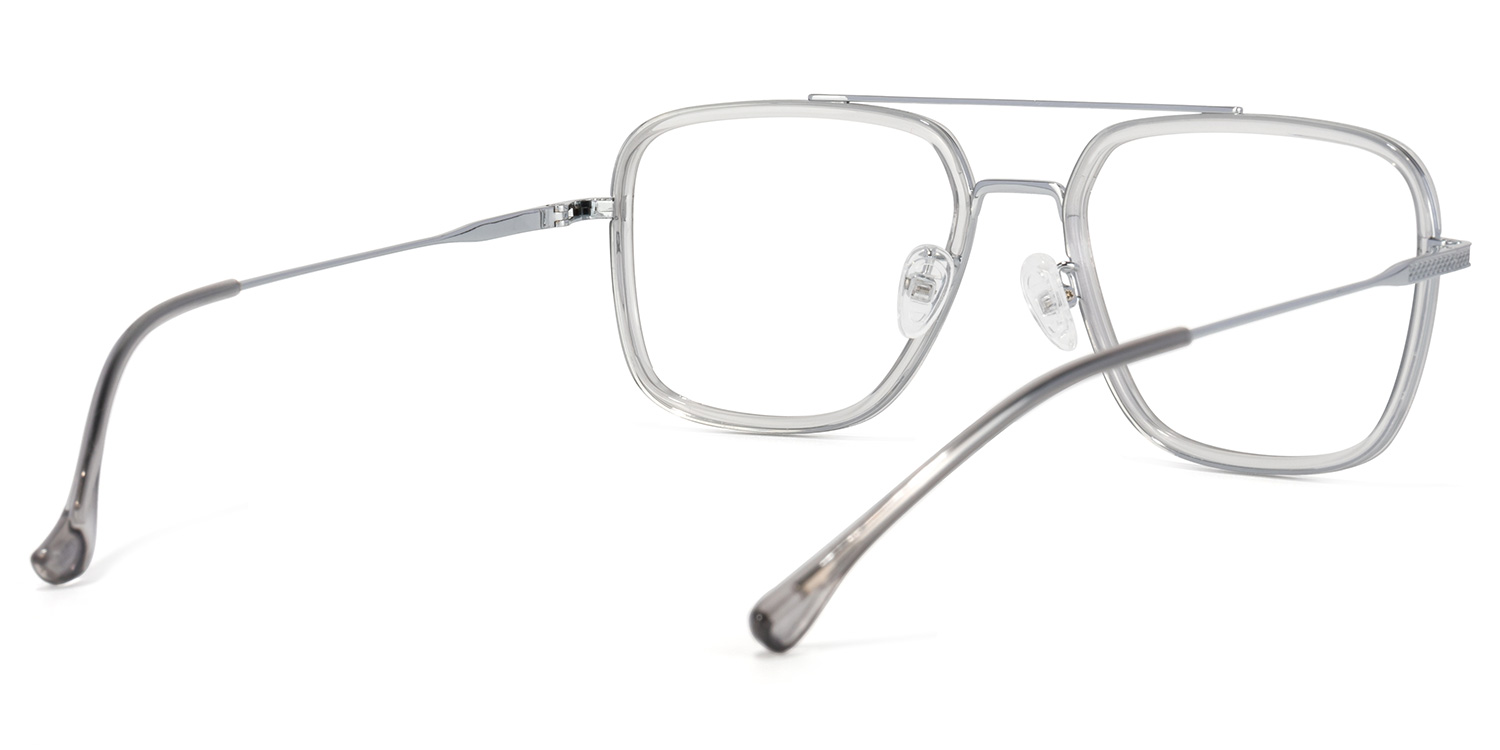 Nayeli Aviator Gray-Silver Glasses | ZEELOOL Canada4