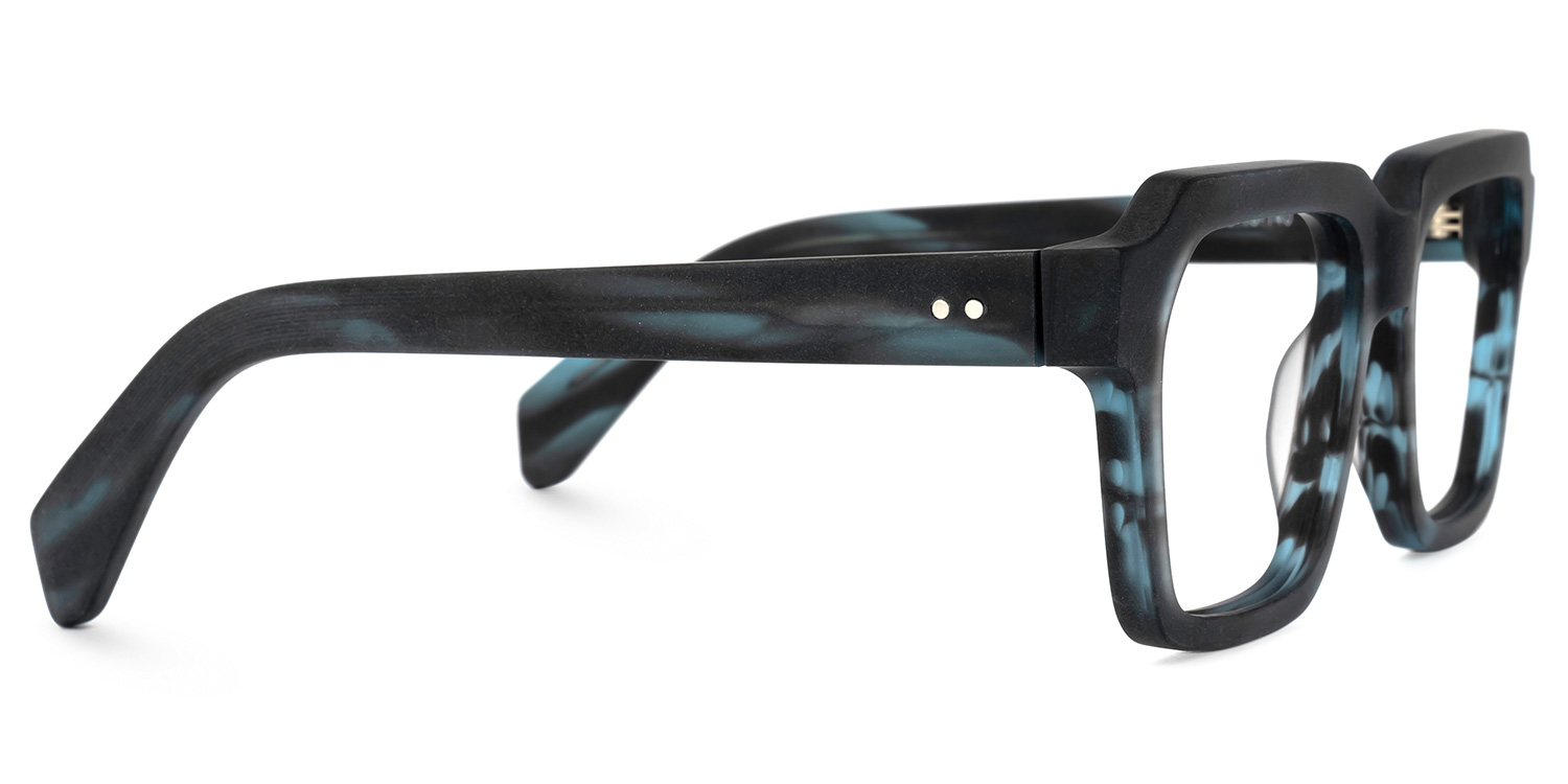 Richard Rectangle Green Glasses | ZEELOOL Canada2