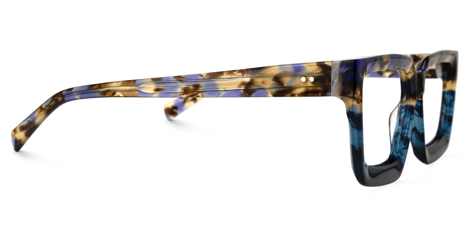 Bean Square Two-Tone Glasses | ZEELOOL Canada2