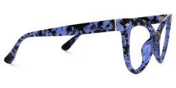 Colla Cateye Blue Glasses2