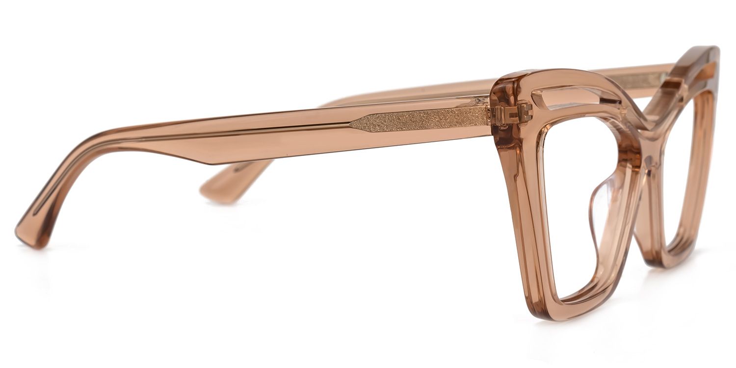 Arsolon Cateye Beige Glasses | ZEELOOL Canada2