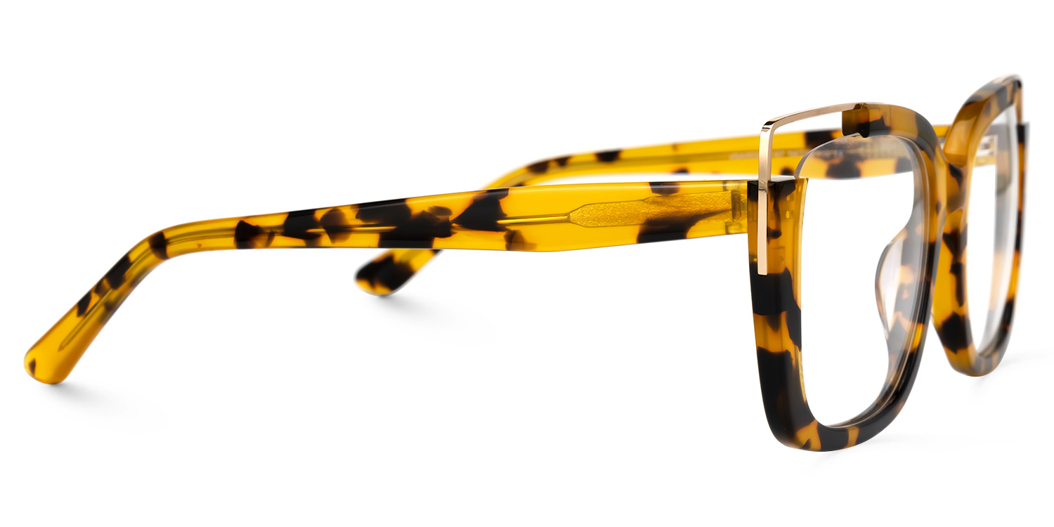 Dortch Square Tortoise Prescription Glasses and Frames2
