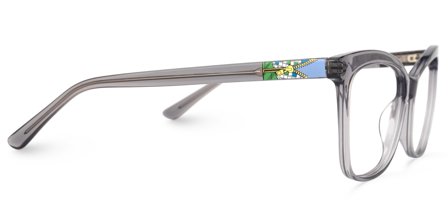 Alfred Butterfly Gray Frame Glasses | ZEELOOL Canada2