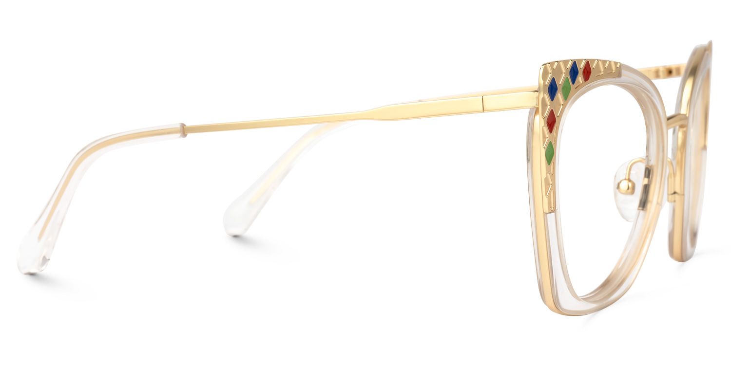 Abreu Cateye Clear Glasses | ZEELOOL Canada2