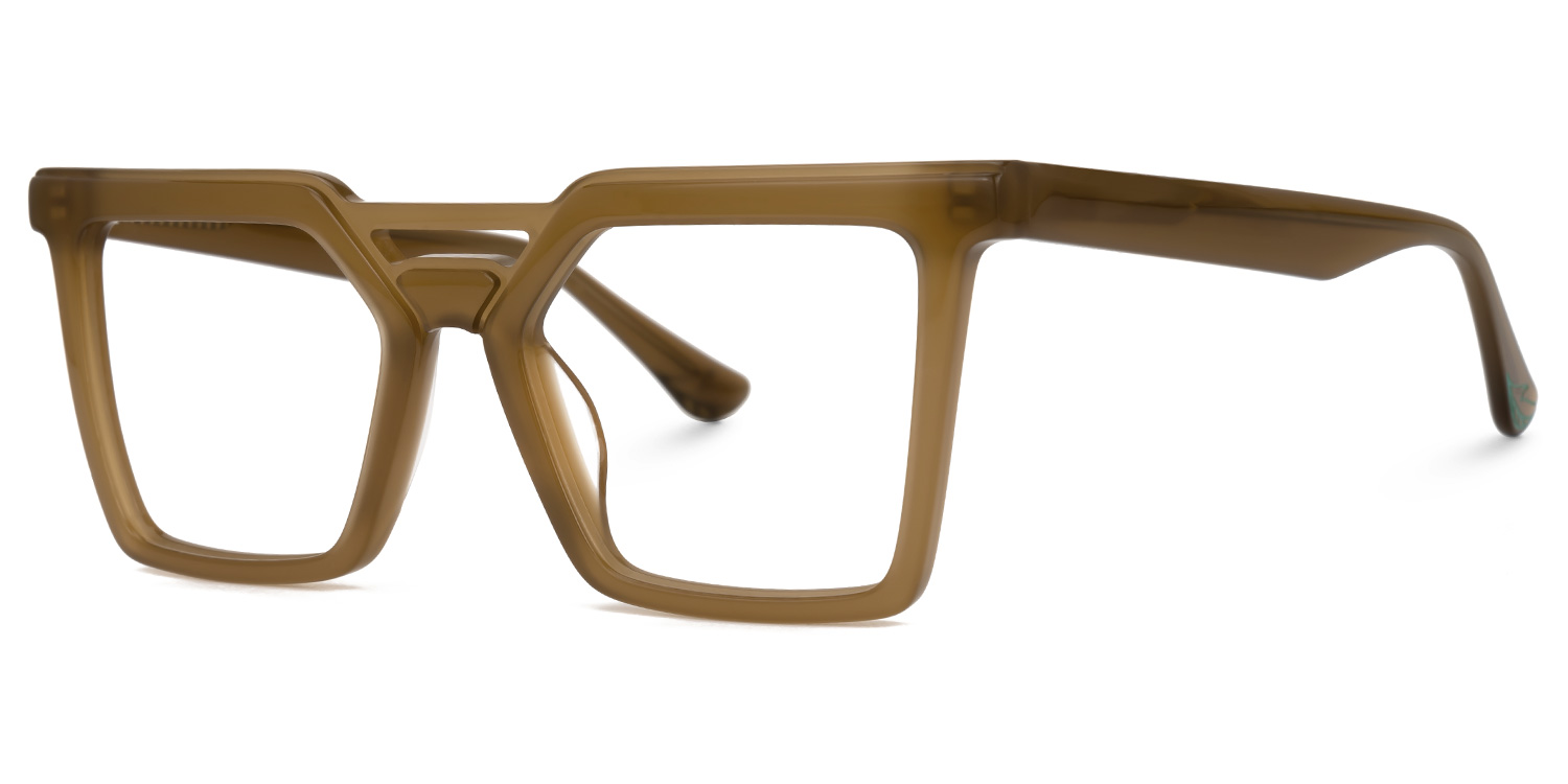 Demar Square Brown Glasses1