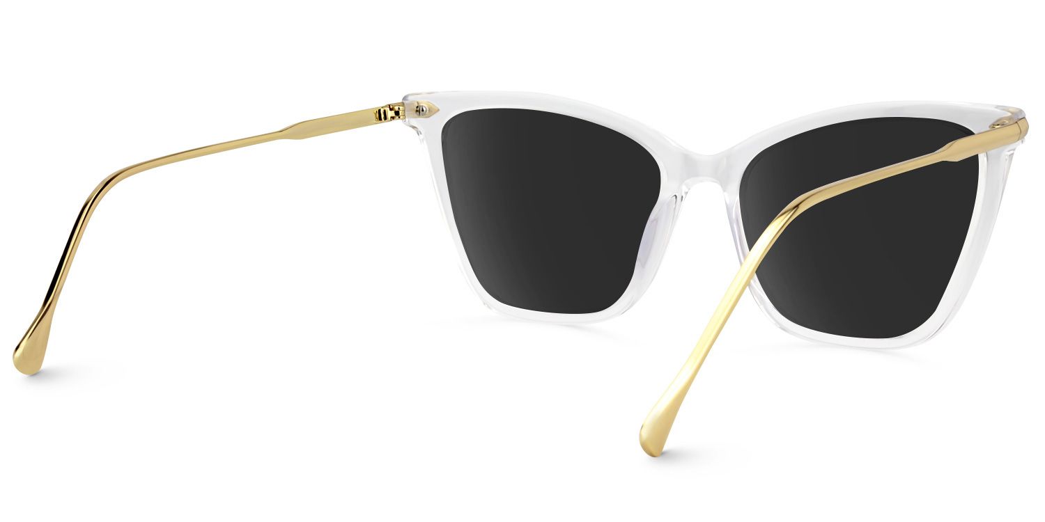 Hilary Butterfly Clear Sunglasses | ZEELOOL Canada4