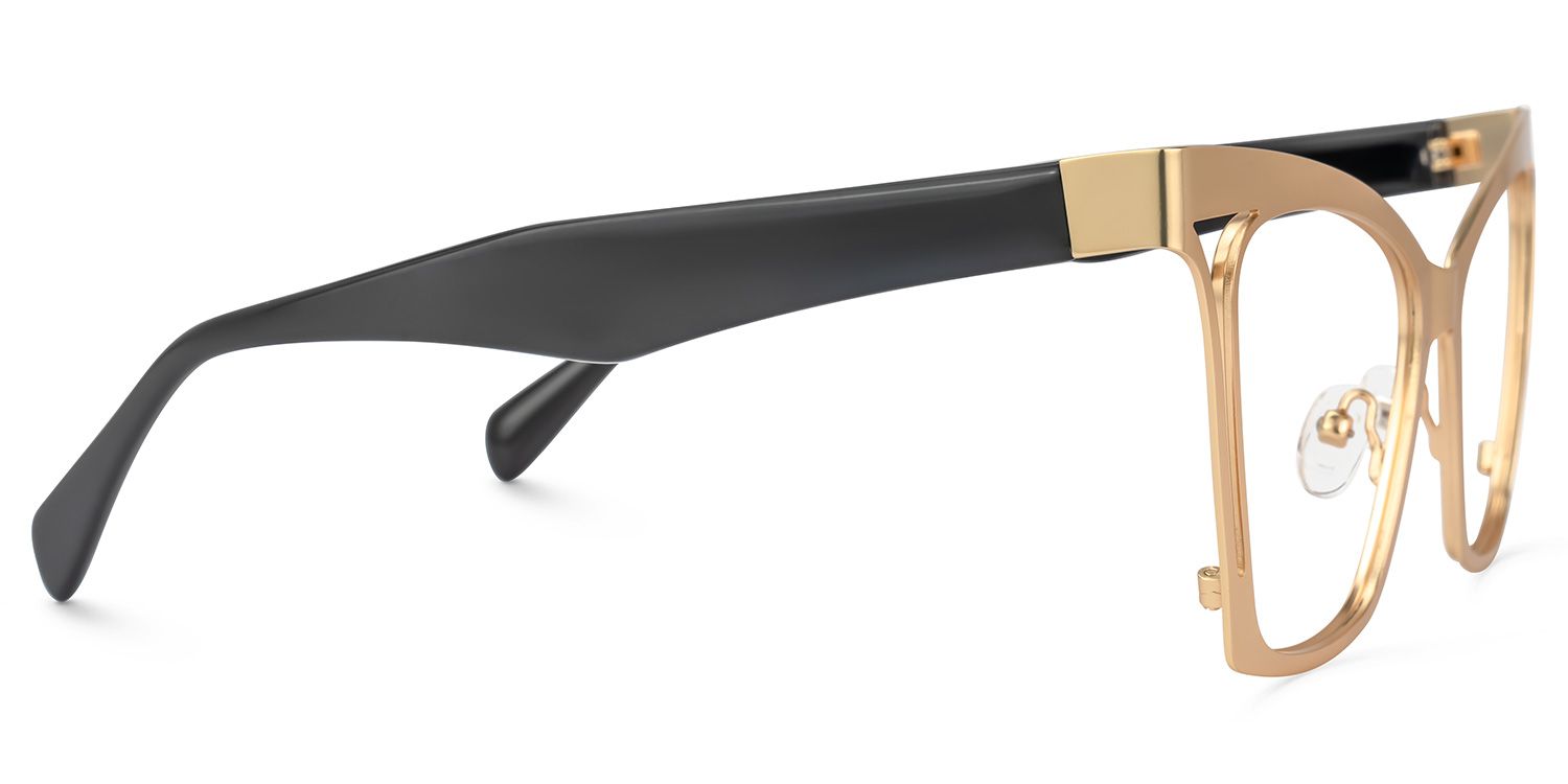 Adarsh Cateye Gold Glasses | ZEELOOL Canada2