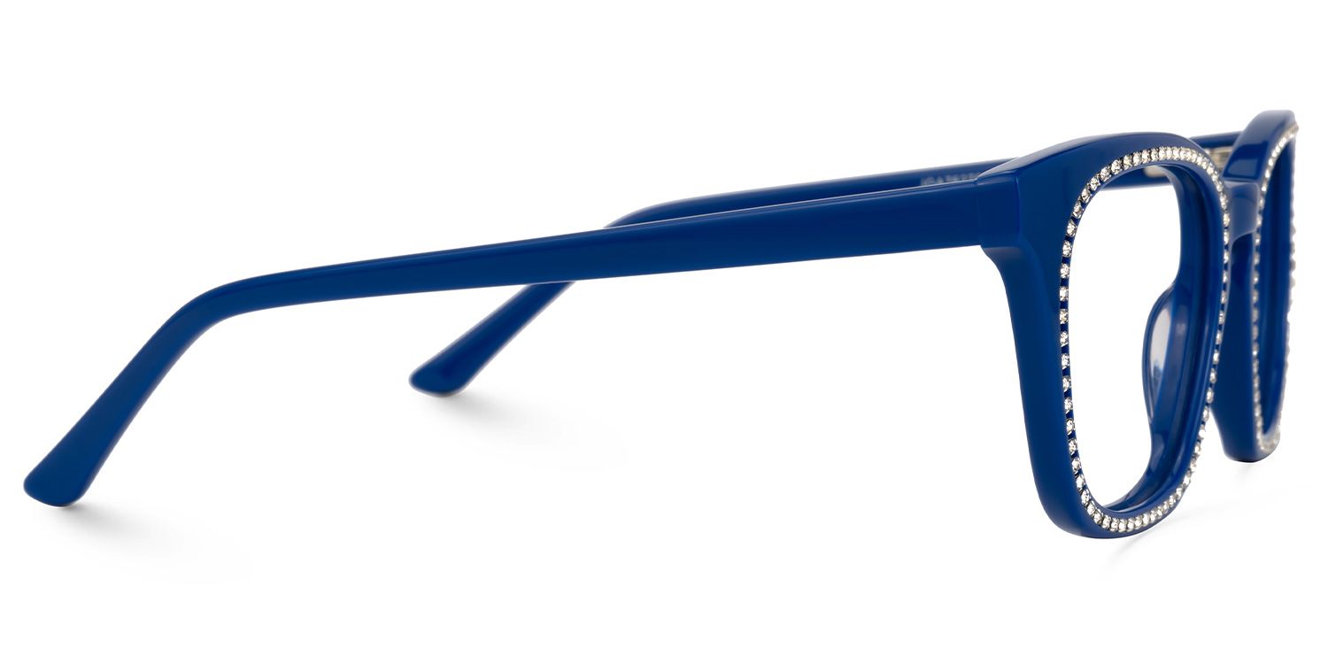 Ziva Square Blue Glasses | ZEELOOL Canada2