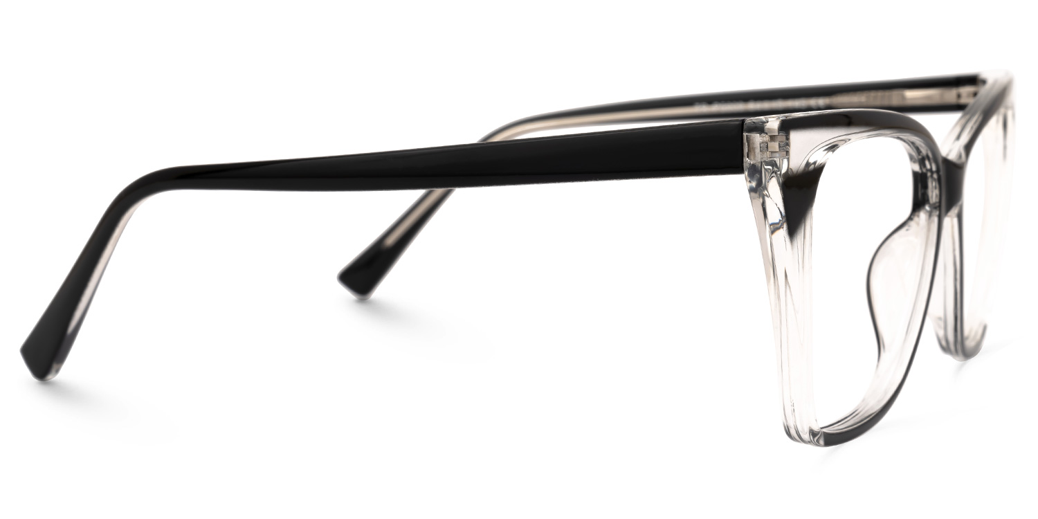 Jomar Cateye Black Glasses2