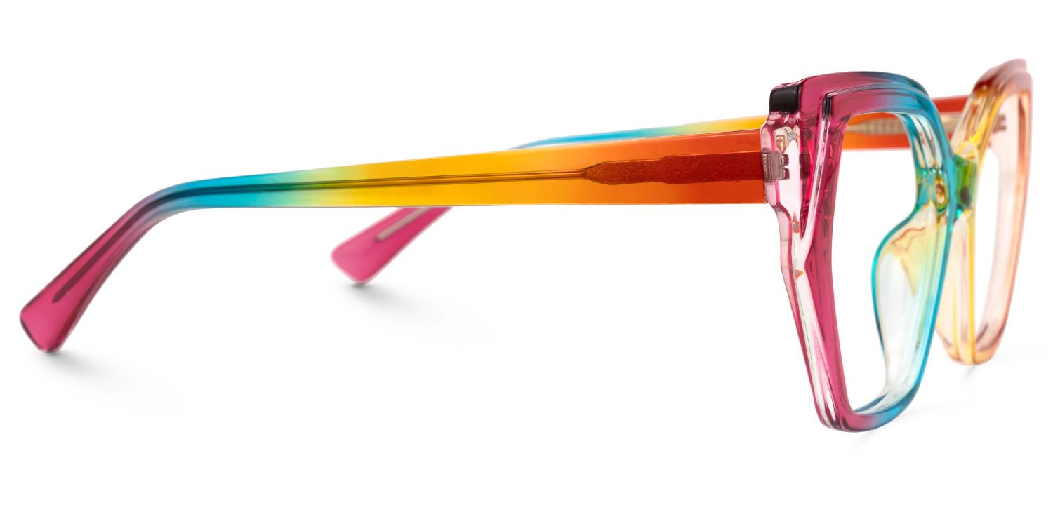 Lorena Geometric Multicolor Glasses | ZEELOOL Canada2