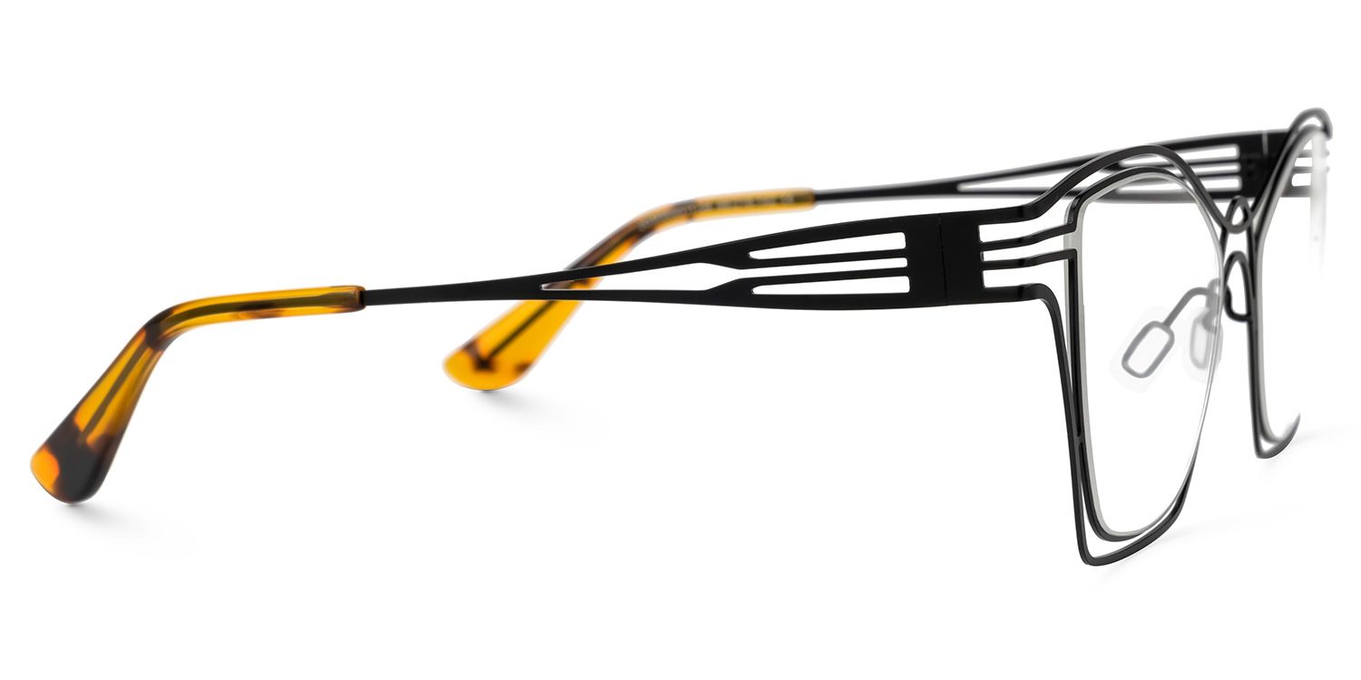 Barajas Cateye Black Glasses | ZEELOOL Canada2
