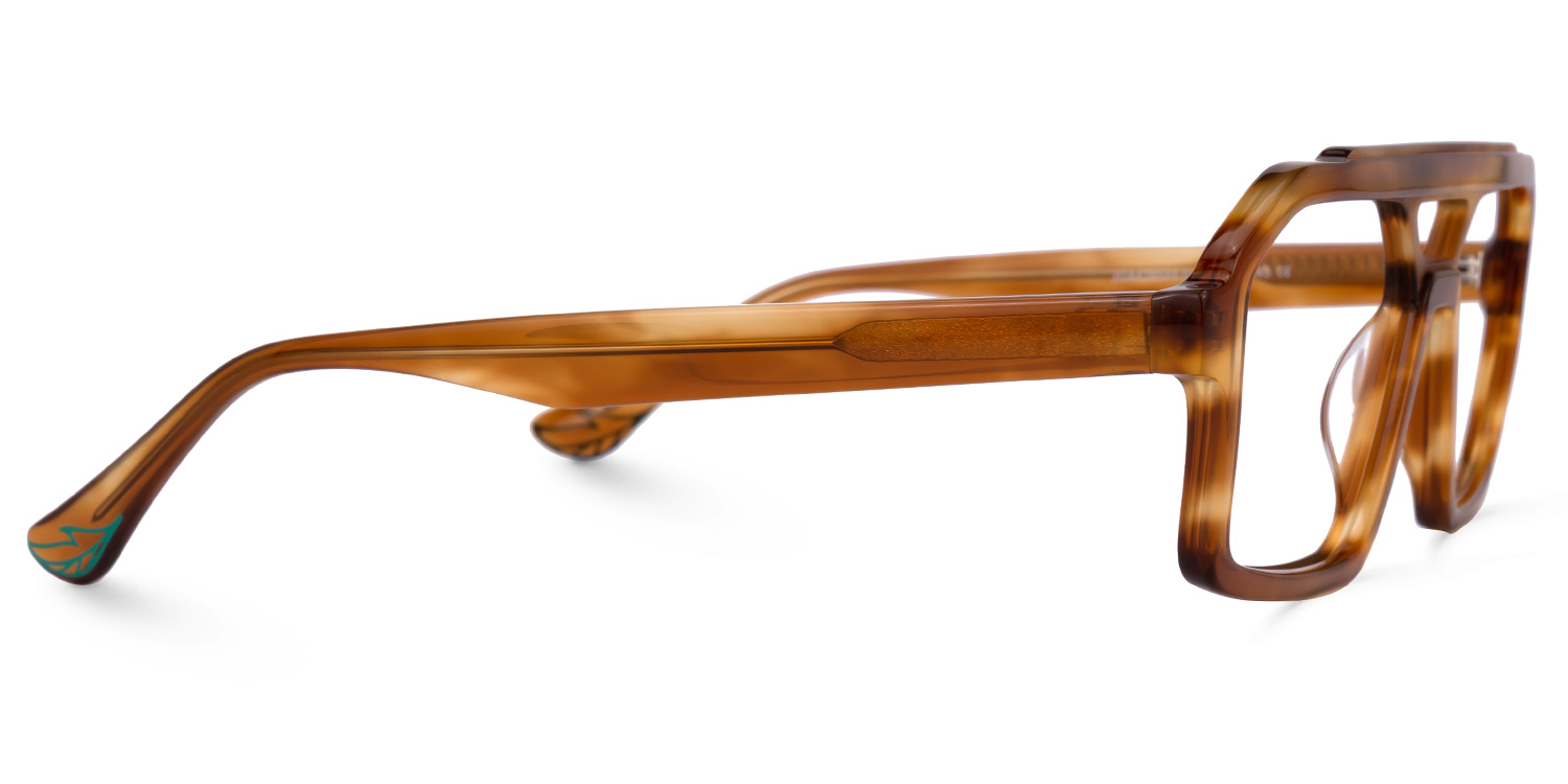 Samira Aviator Brown Glasses | ZEELOOL Canada2