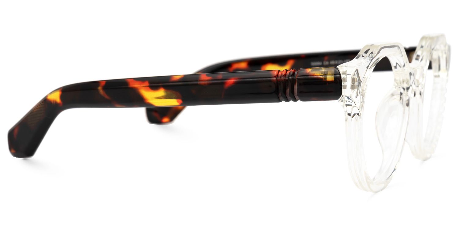 Crumity Round Clear Glasses | ZEELOOL Canada2