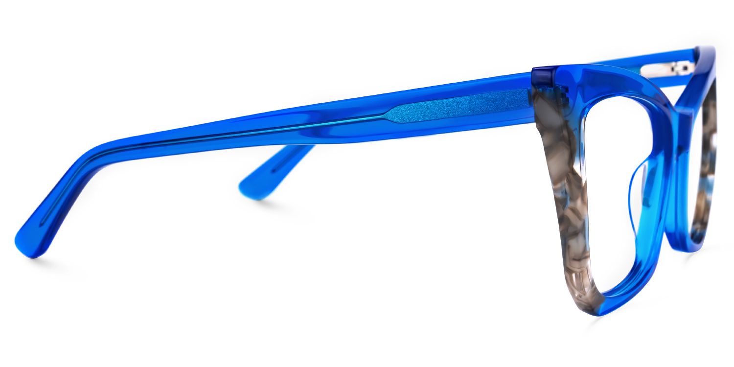 Saniya Cateye Blue Glasses | ZEELOOL Canada2