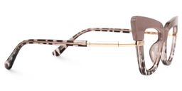 Vanille Cateye Two-Tone Glasses2