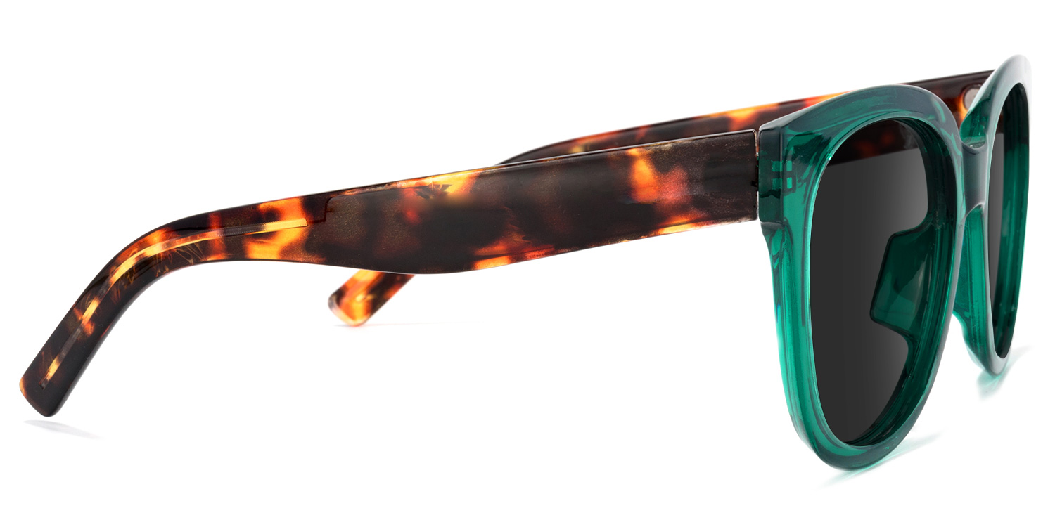 Harrell Square Dark-Green Sunglasses | ZEELOOL Canada3