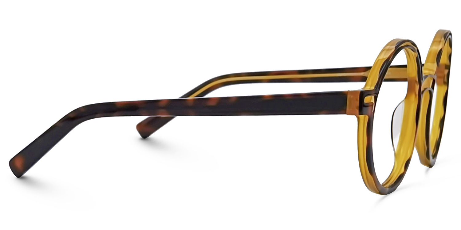 Chantel Round Tortoise Glasses | ZEELOOL Canada2