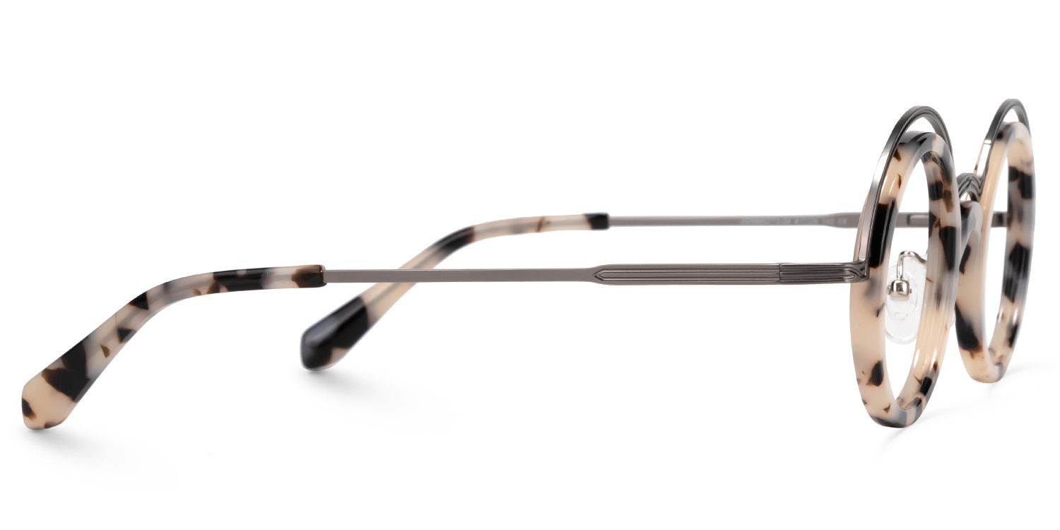 Suzzette Round Tortoise Glasses | ZEELOOL Canada2