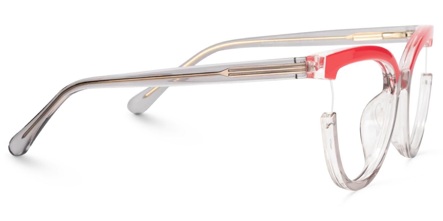 Tiwari Cateye Gray Glasses | ZEELOOL Canada2