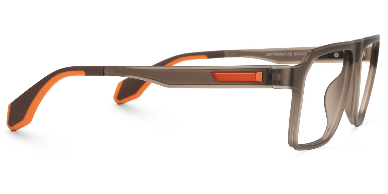 Arnold Aviator Brown Glasses | ZEELOOL Canada2