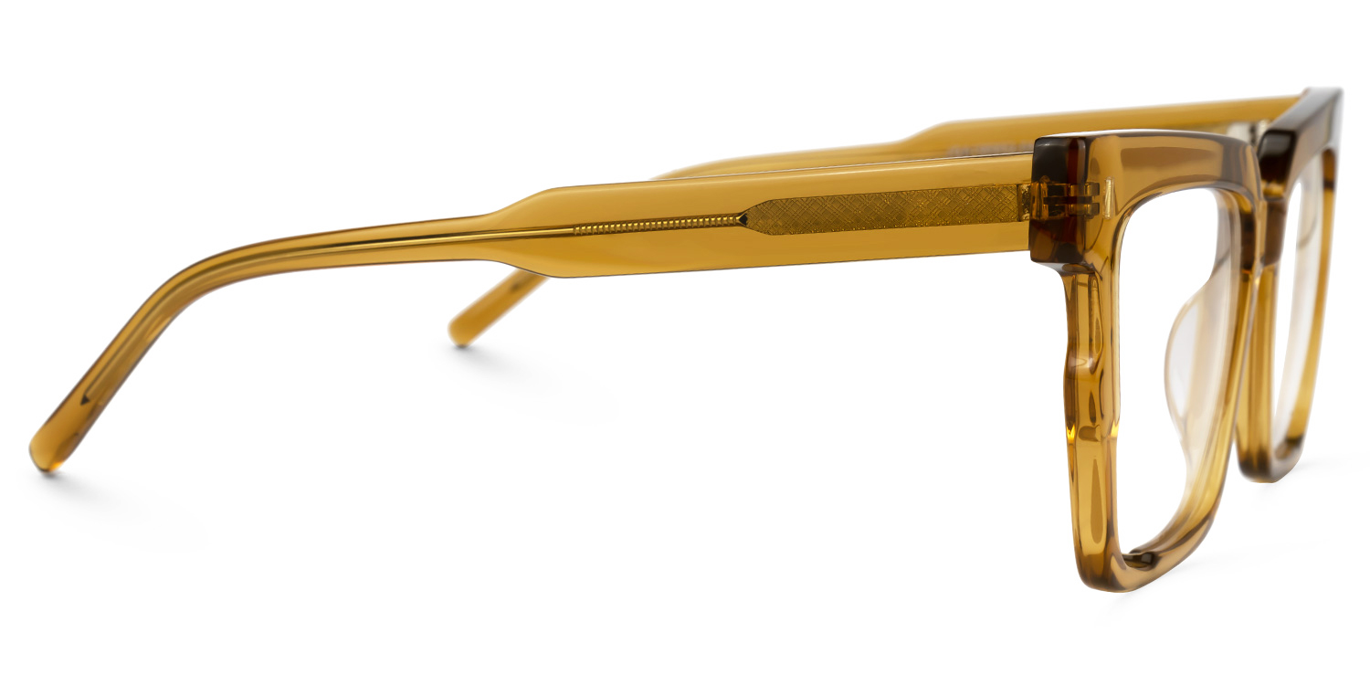 Mariily Square Brown Glasses | ZEELOOL Canada2