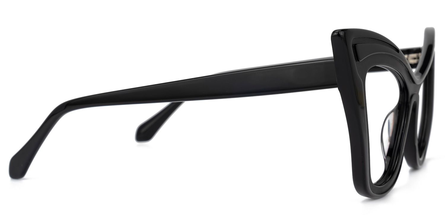 Sindy Cateye Black Glasses | ZEELOOL Canada2