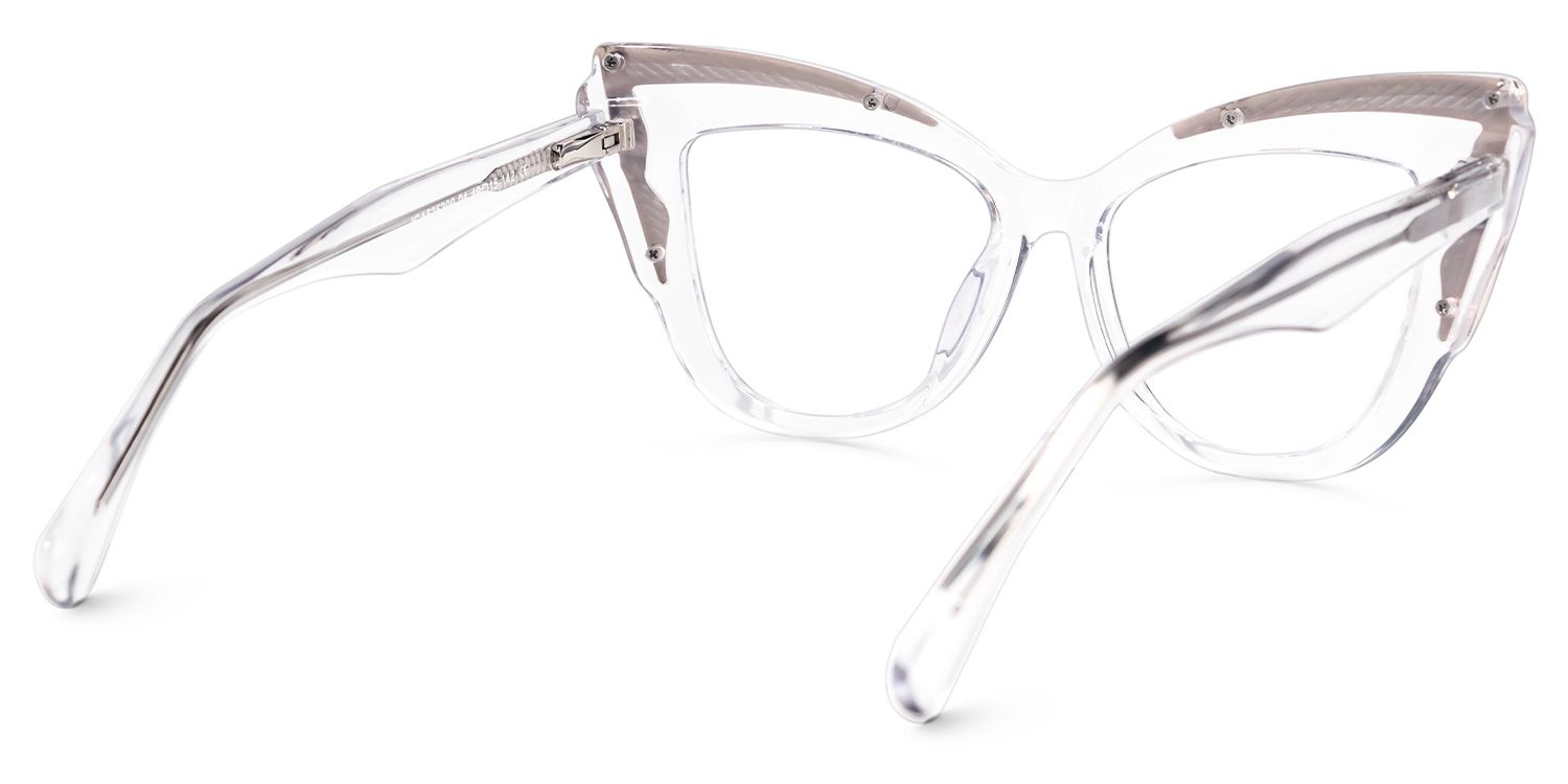 Dyson Cateye Clear Glasses | ZEELOOL Canada3