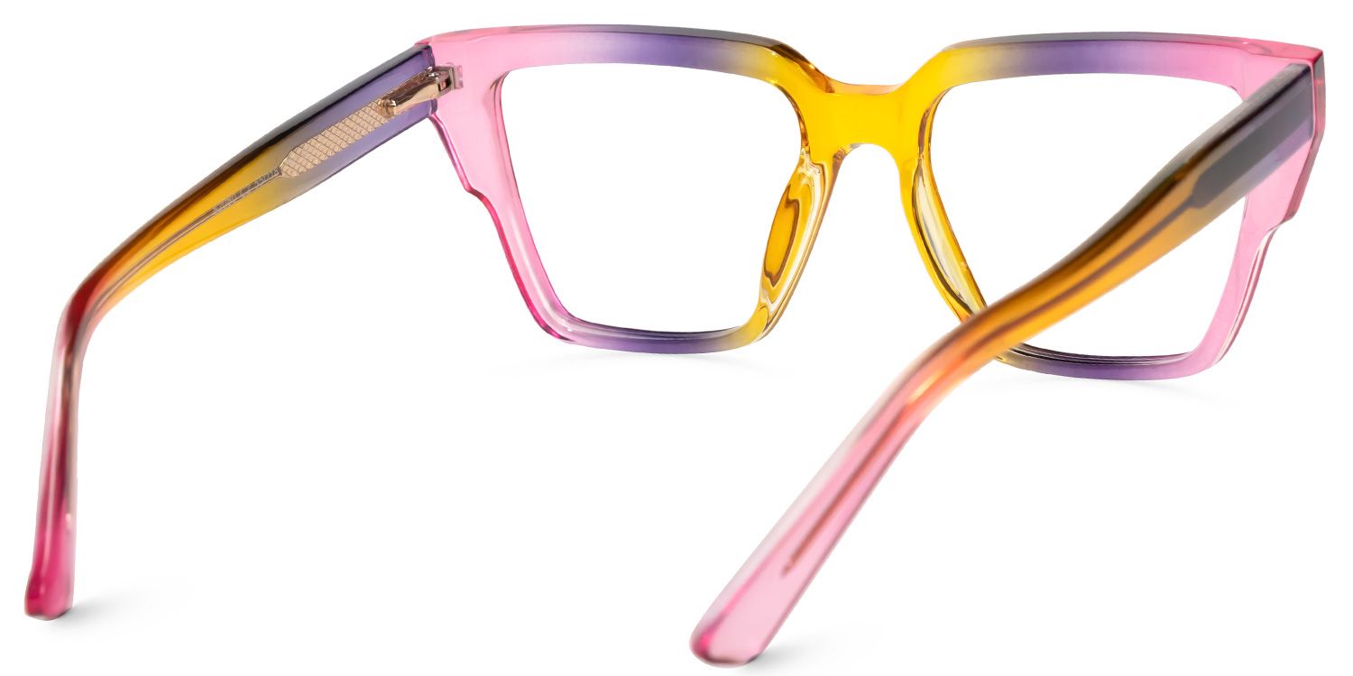 Hemazro Square Pink Glasses | ZEELOOL Canada3