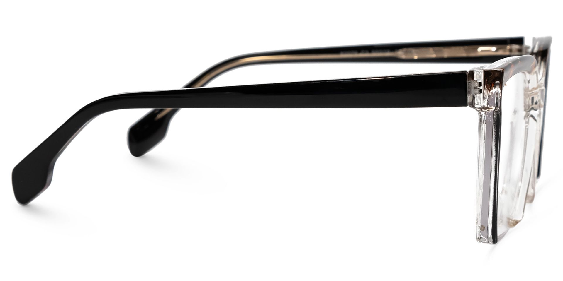 Misty Square Black Glasses | ZEELOOL Canada2
