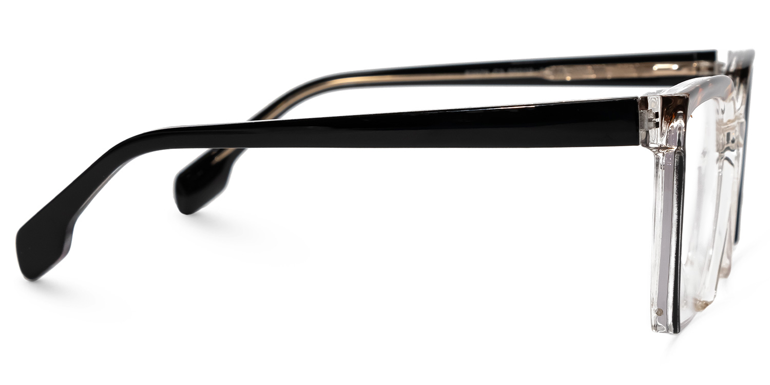 Misty Square Black Glasses | ZEELOOL Canada2