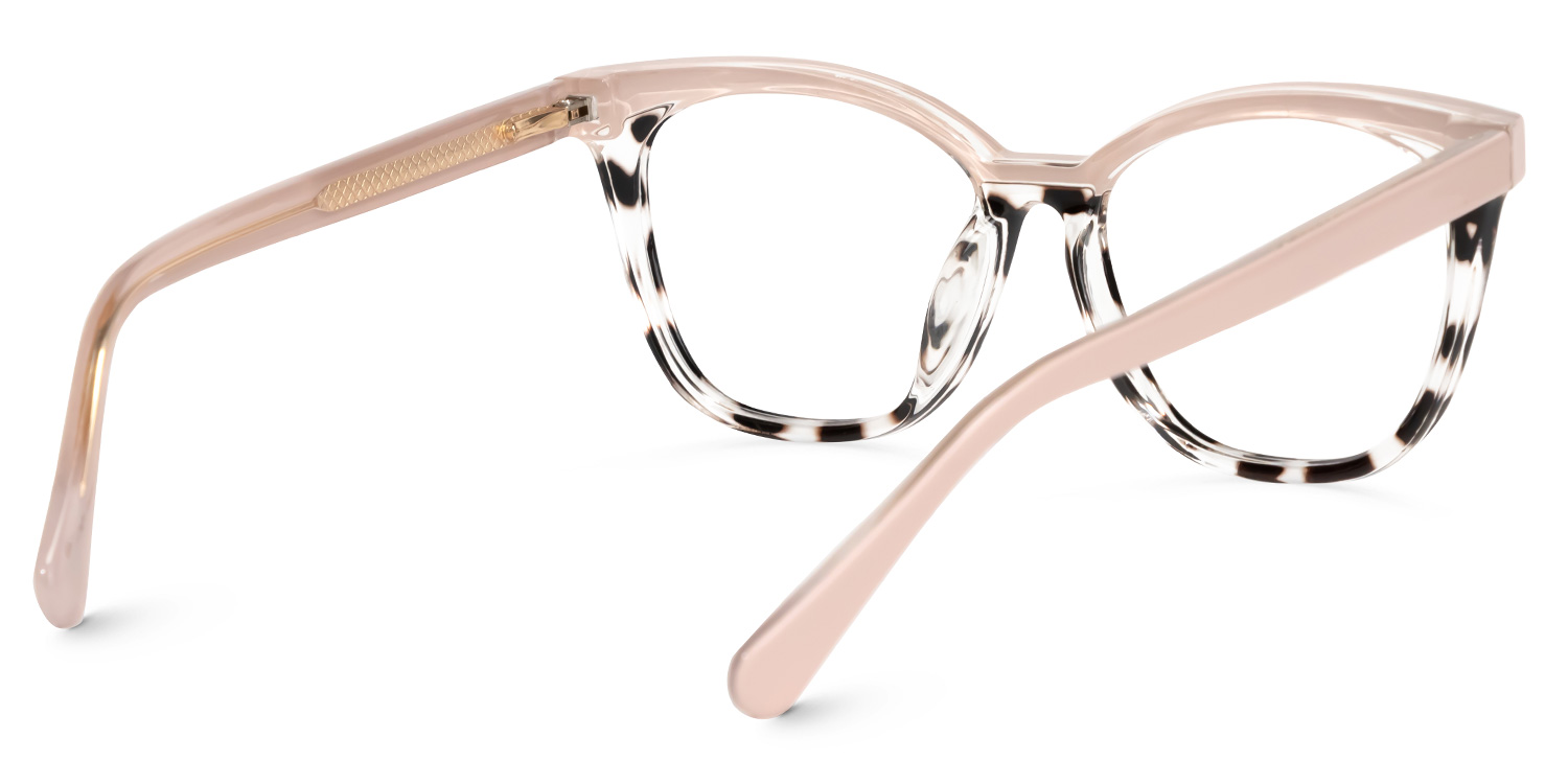 Folly Square Pink Glasses | ZEELOOL Canada3