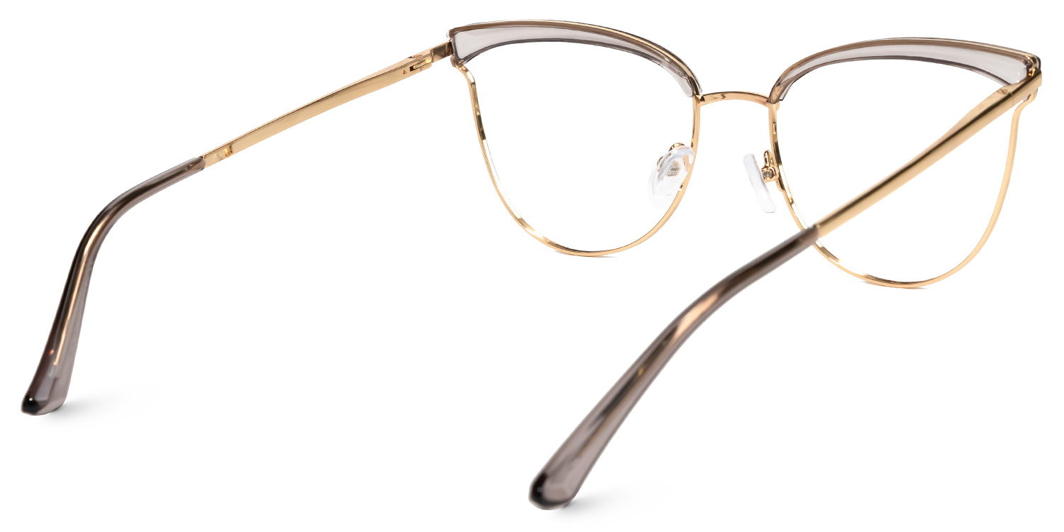 Lawrence Cateye Gray Glasses | ZEELOOL Canada3