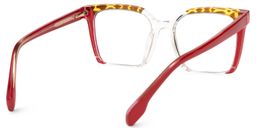 Misty Square Red Glasses3