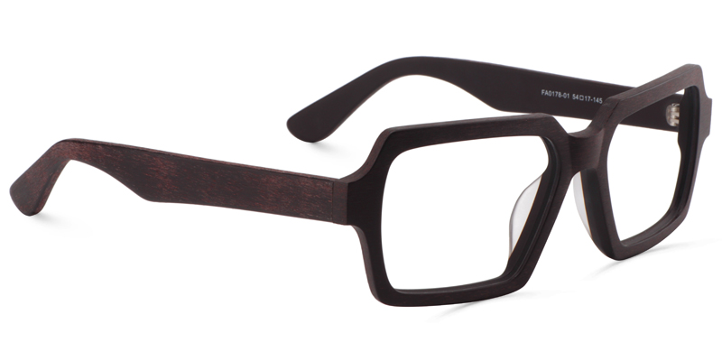 Arthur Geometric Brown Glasses | ZEELOOL Canada2