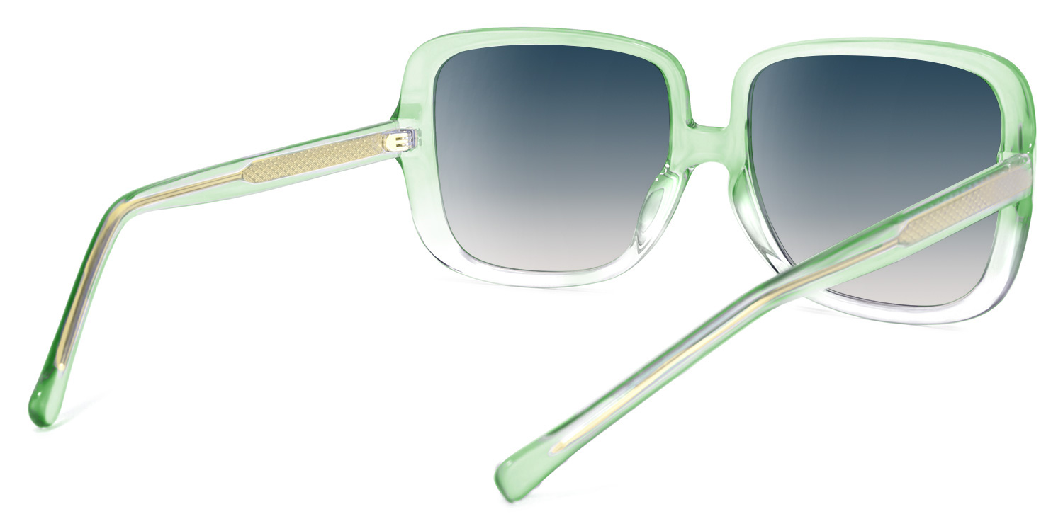 Raymond Square Green Sunglasses | ZEELOOL Canada4
