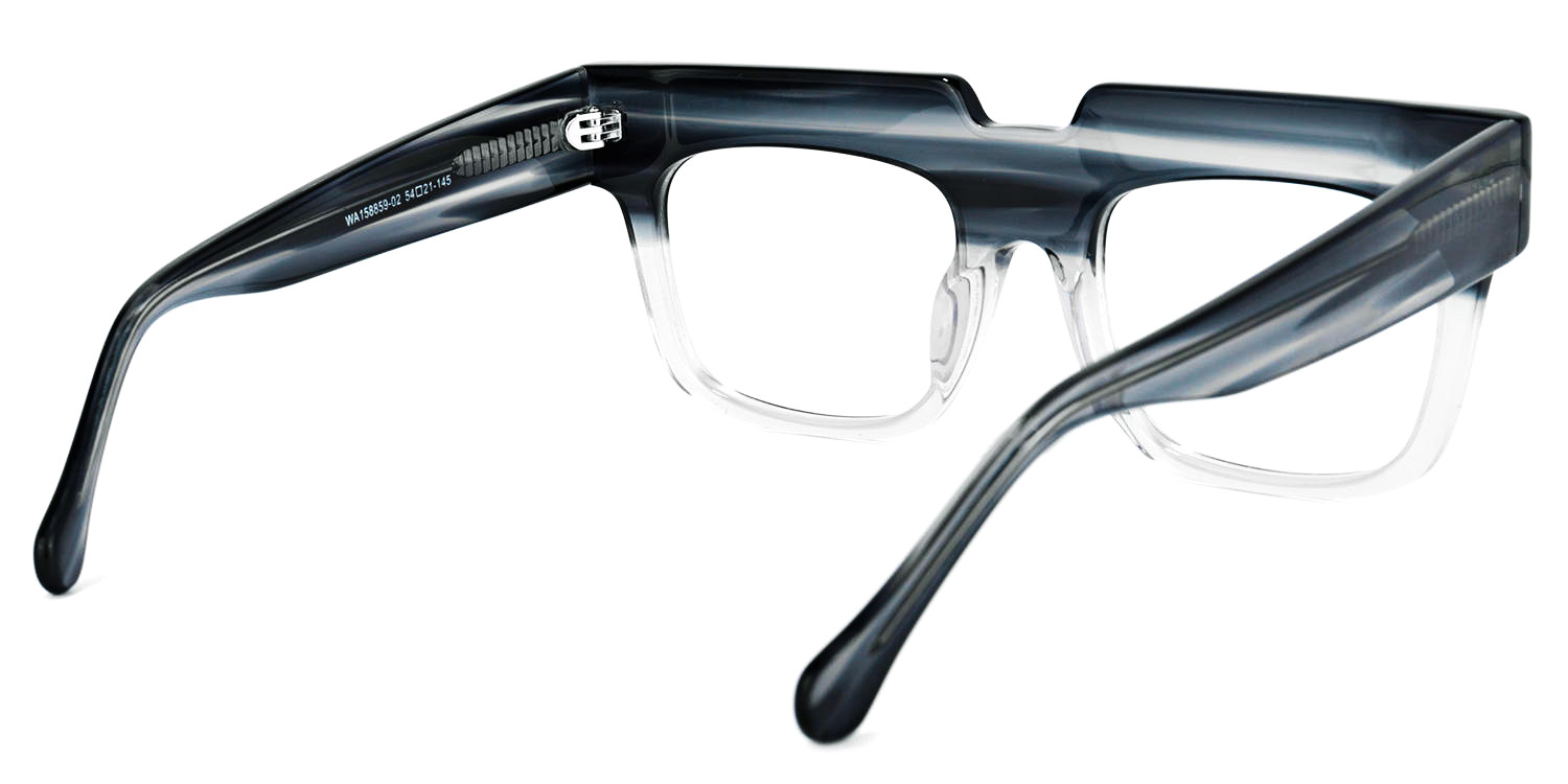 Travis Square Grey Glasses | ZEELOOL Canada4