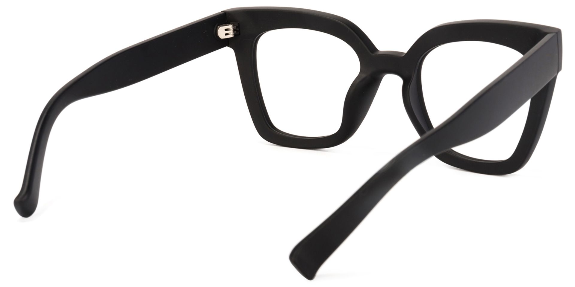 Malcolm Square Matte Black Glasses with Prescription4