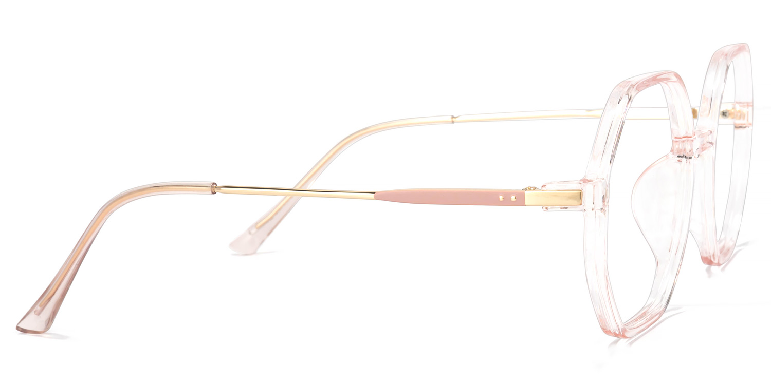 Tanner Geometric Pink Glasses | ZEELOOL Canada3