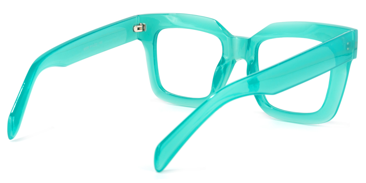 Trinity Square Green Glasses | ZEELOOL Canada4