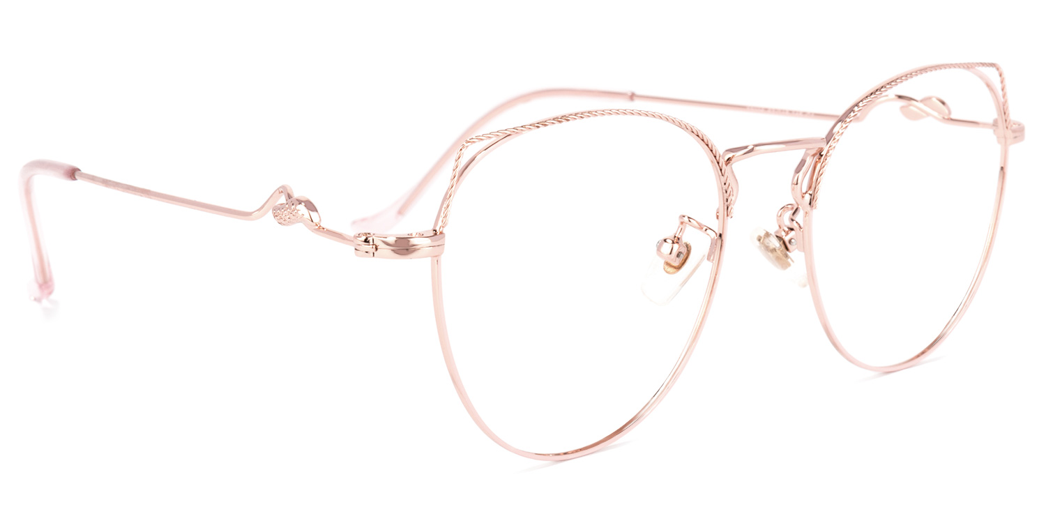 Willis Cateye Pink Glasses | ZEELOOL Canada2